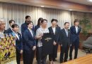 選手・スタッフが山梨県庁を表敬訪問